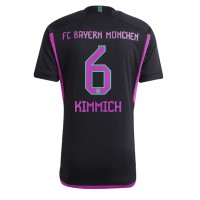 Fotballdrakt Herre Bayern Munich Joshua Kimmich #6 Bortedrakt 2023-24 Kortermet